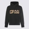 Fear Of God Hooded Knitwear With Ribbed Cuffs And Hem In Black