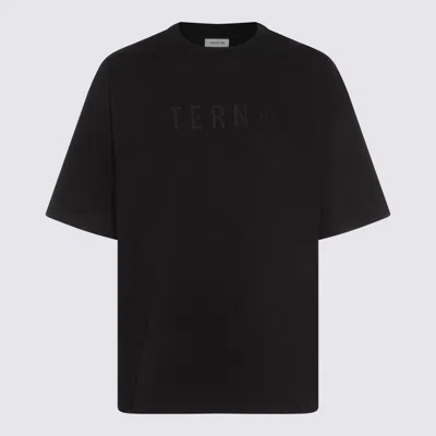 FEAR OF GOD BLACK COTTON T-SHIRT