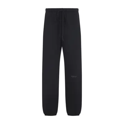 FEAR OF GOD BLACK COTTON VINTAGE FLEECE SWEATPANTS