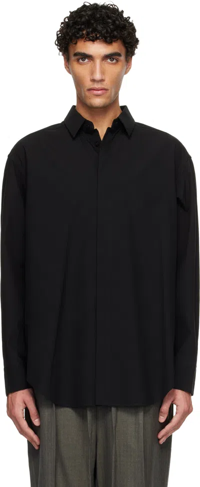 Fear Of God Black Cotton Wool Oxford Classic Shirt