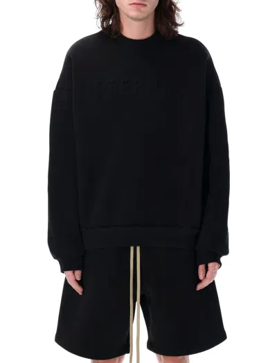 Fear Of God Black Crew Neck Eternal Sweatshirt
