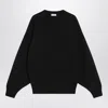 Fear Of God Wool Crewneck Sweater With Ribbed Cuffs And Hem In Black