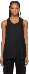 Fear Of God Black Double Face Tank Top In 001 Black