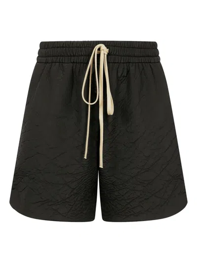FEAR OF GOD BLACK DRAWSTRING SHORT