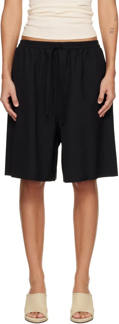 Fear Of God Black Drawstring Shorts