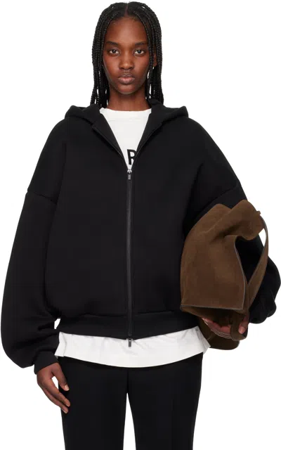 Fear Of God Black Eternal Fleece Full Zip Hoodie