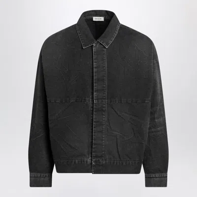Fear Of God Black Faded Canvas Jacket Men