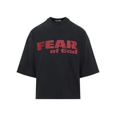 FEAR OF GOD FEAR OF GOD BLACK FEAR IS GONE COTTON T-SHIRT
