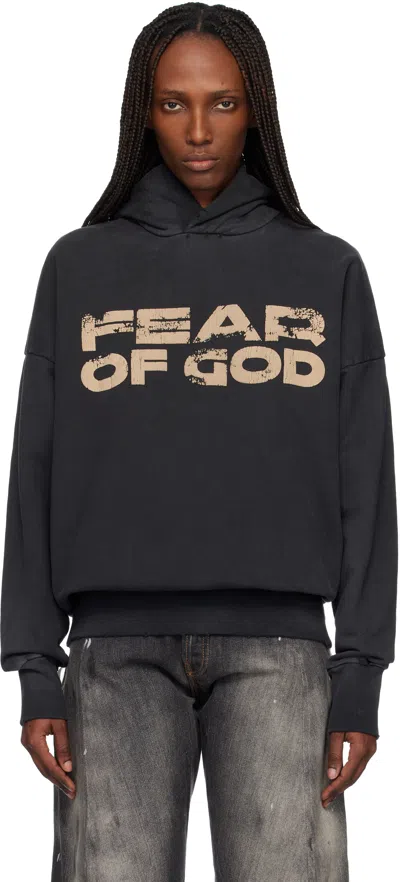 Fear Of God Black '' Hoodie
