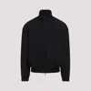Fear Of God Oversized Cotton-blend Jersey Half-zip Sweatshirt In Black