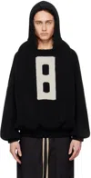 FEAR OF GOD BLACK JACQUARD HOODIE