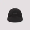 Fear Of God Black Logo Baseball Hat In Black