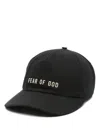 Fear Of God Six-panel Cap With Curved Peak