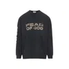 Fear Of God Relaxed Long Sleeve Graphic T-shirt In Black