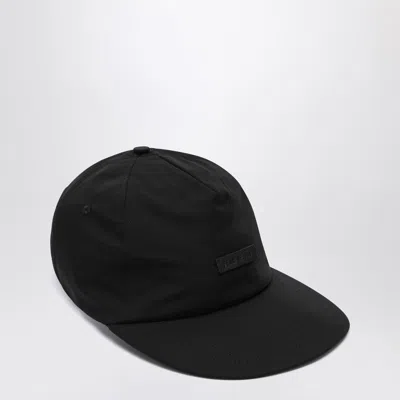Fear Of God Black Nylon Baseball Cap