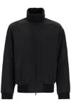 Fear Of God Oversized Cotton-blend Jersey Half-zip Sweatshirt In Black