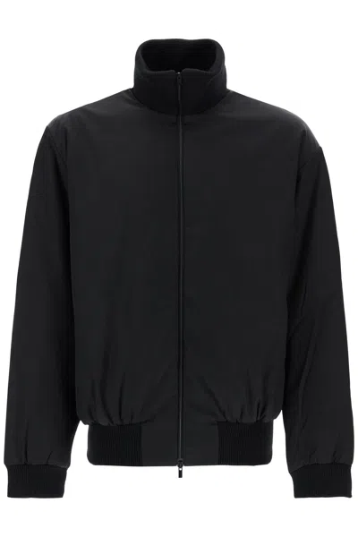 Fear Of God Black Nylon Bomber With High Collar Men