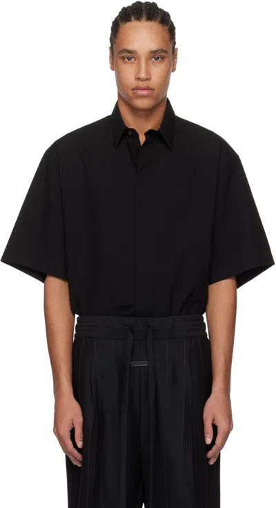 Fear Of God Black Oxford Short Sleeve Shirt