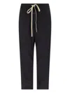 Fear Of God Straight-leg Sporty Pants With Signature Logo In Black