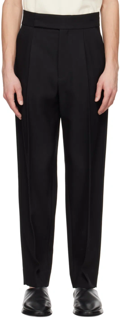 Fear Of God Black Pleated Trousers