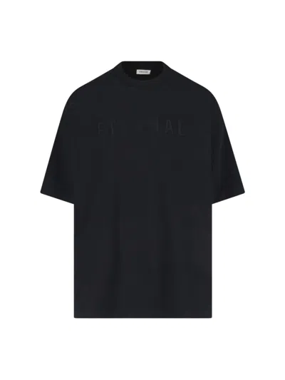 FEAR OF GOD FEAR OF GOD BLACK RELAXED FIT T-SHIRT