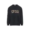 Fear Of God Relaxed Long Sleeve Graphic T-shirt In Black