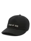 Fear Of God Six-panel Cap With Curved Peak