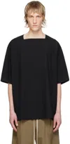 Fear Of God Cotton Square-neck T-shirt In Schwarz