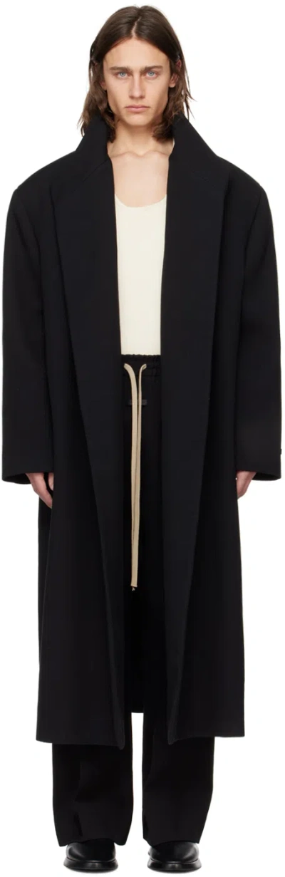 Fear Of God Black Stand Collar Coat