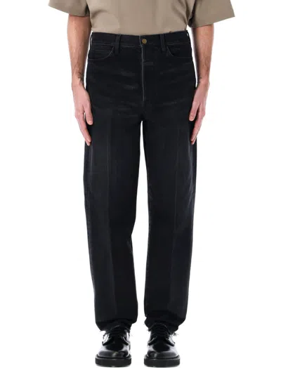 FEAR OF GOD MEN BLACK STRAIGHT LEG JEANS, 32 LUXURY JEANS FOR MEN DARVEYS
