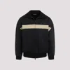 Fear Of God Stripe Zip-up Jacket In Black
