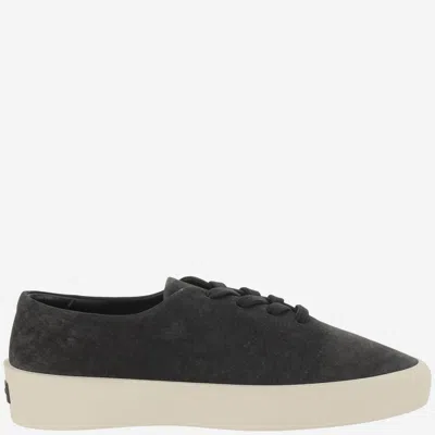 FEAR OF GOD BLACK SUEDE AEROBIC SNEAKERS