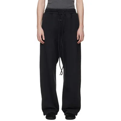 Fear Of God Black Sunfaded Wide Leg Sweatpants