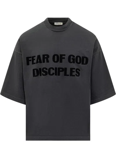 Fear Of God Relaxed Power 25 Tee In Gray