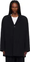 Fear Of God Black Tencel Nylon Unlined Relaxed Blazer In Black