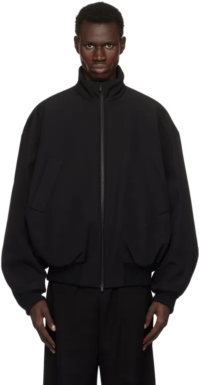 Fear Of God Black Weighted Twill Bomber Jacket
