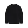 Fear Of God Black Dropped Shoulder Sweater In Black