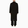 FEAR OF GOD FEAR OF GOD BLACK WOOL TRENCH COAT WITH HIGH COLLAR
