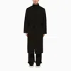 FEAR OF GOD FEAR OF GOD BLACK WOOL TRENCH COAT WITH HIGH COLLAR MEN