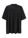 Fear Of God 'eternal' Black Crewneck T-shirt With Tonal Embroidery On The Front And Logo Patch On The Rear In Black