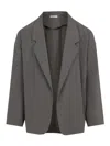 Fear Of God Casual Jacket With Notched Lapel And Soft Texture In Gray