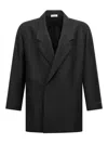 Fear Of God Casual Blazer With Striped Pattern And Button Cuffs In Black