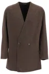 Fear Of God Men's Blazer Without Lapels In Brown