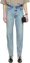 Fear Of God Blue Classic 5 Pocket Jeans In Indigo 2