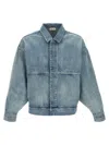 Fear Of God Denim Trucker Casual Jackets And Parka Blue In Blue