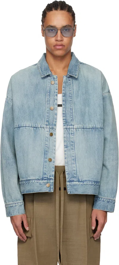 FEAR OF GOD BLUE TRUCKER DENIM JACKET