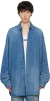 FEAR OF GOD BLUE VENTED DENIM SHIRT