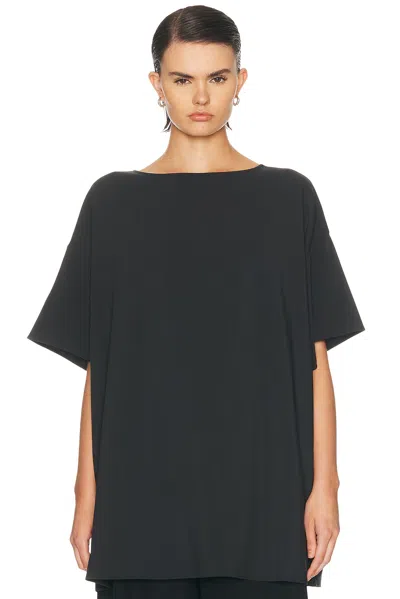 Fear Of God Boat Neck T-shirt In Black