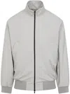 Fear Of God Cement Grey High Neck Track Jacket In Gray