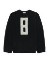 FEAR OF GOD BOUCLE STRAIGHT NECK RELAXED SWEATER
